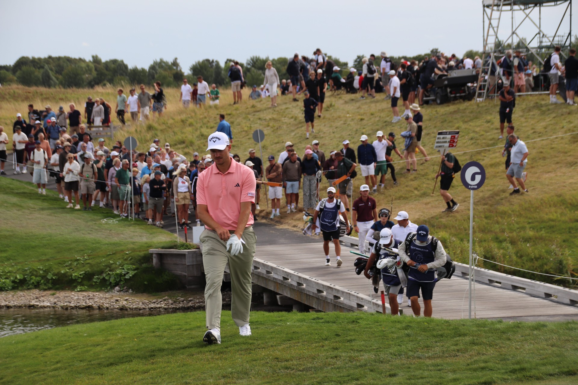 Spiller under Danish Golf Championship på Great Northern før finalerunden