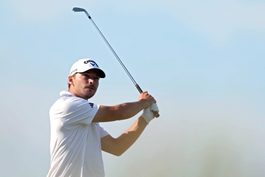 Nicolai Højgaard under en PGA Tour-turnering i 2026