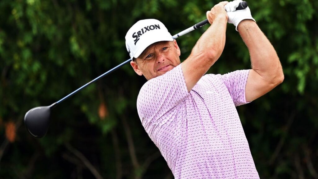 Søren Kjeldsen i aktion ved Boeing Classic på PGA TOUR Champions