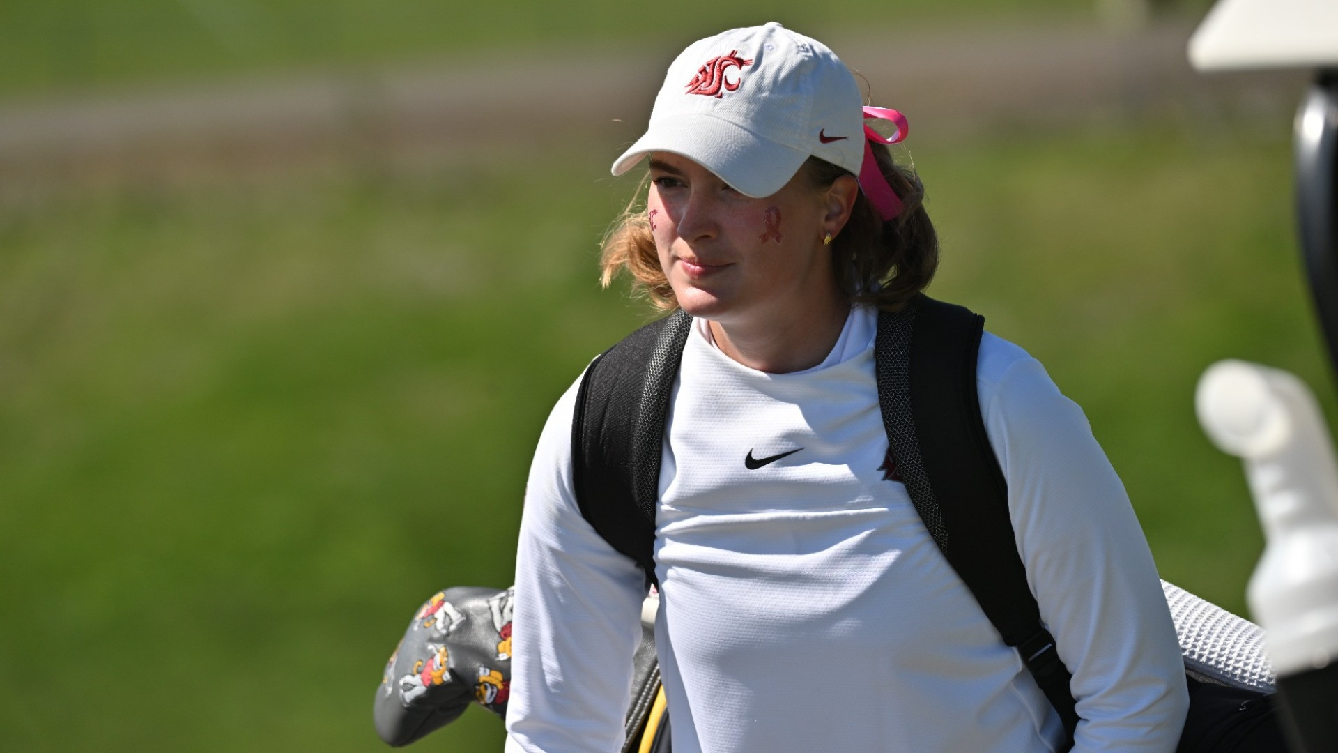Sarah Skovgaard Bils på golfbanen i 2026